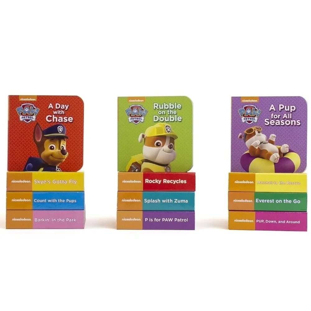 Nickelodeon Paw Patrol Book Block 12 Board Books